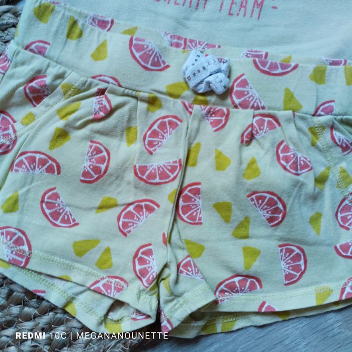 🌙 Lot de 2 pyjamas été – 5 ans / 110 cm – Kiabi – Bon état - photo numéro 4