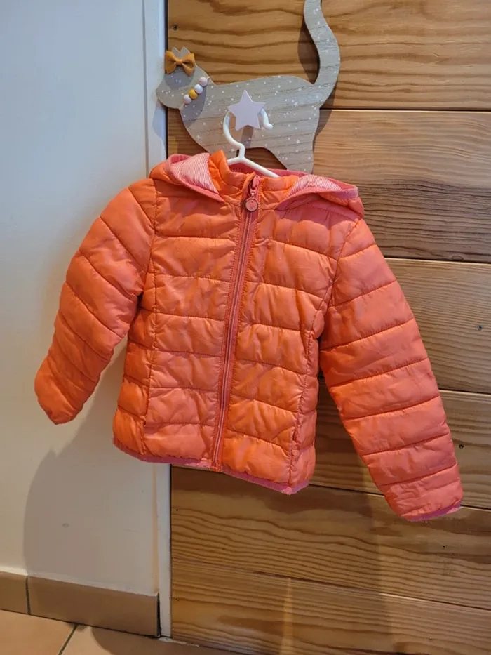 Doudoune corail fille 3 ans - photo numéro 5