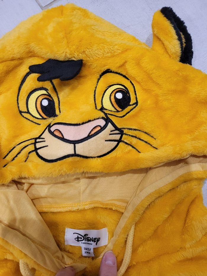 Poncho Simba Disney, taille 2XS -3XS - photo numéro 3