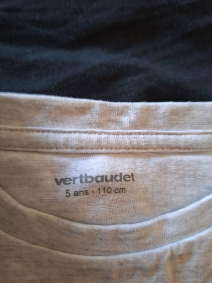 Lot tee shirt vertbaudet - photo numéro 2