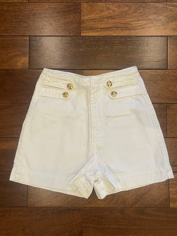 short en jean blanc zara taille s 