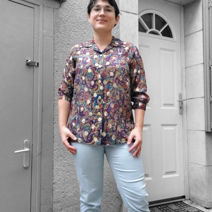 Superbe chemisier Vintage