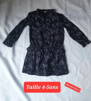 Robe manches longues marque esprit taille 4-5ans