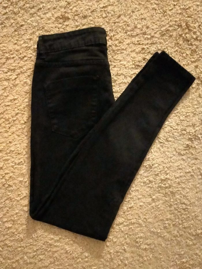 Jean Kiabi skinny noir femme, taille 40