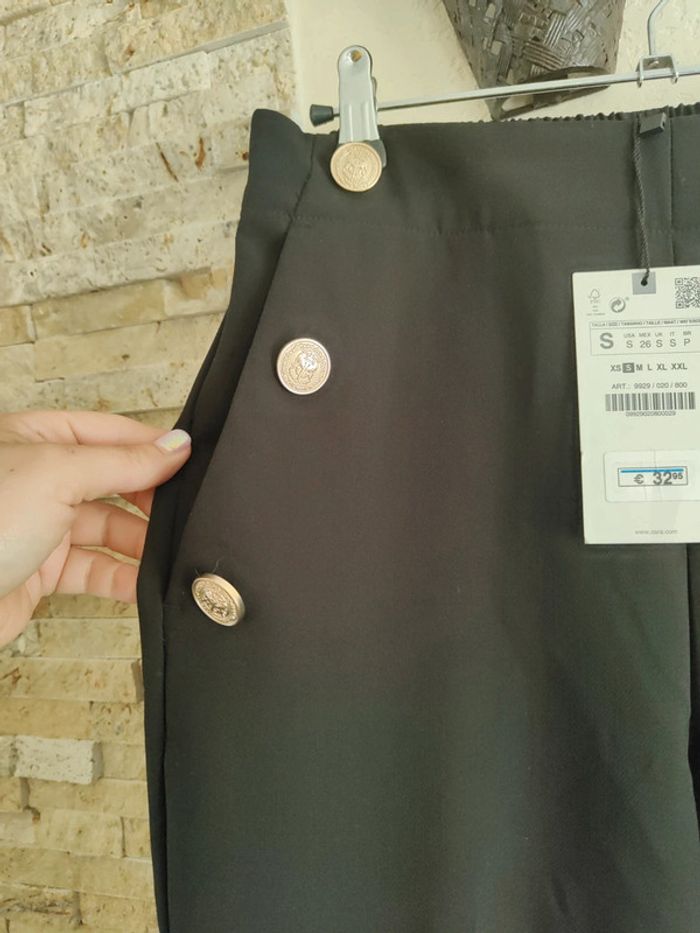 Pantalon noir Zara taille s - photo numéro 4