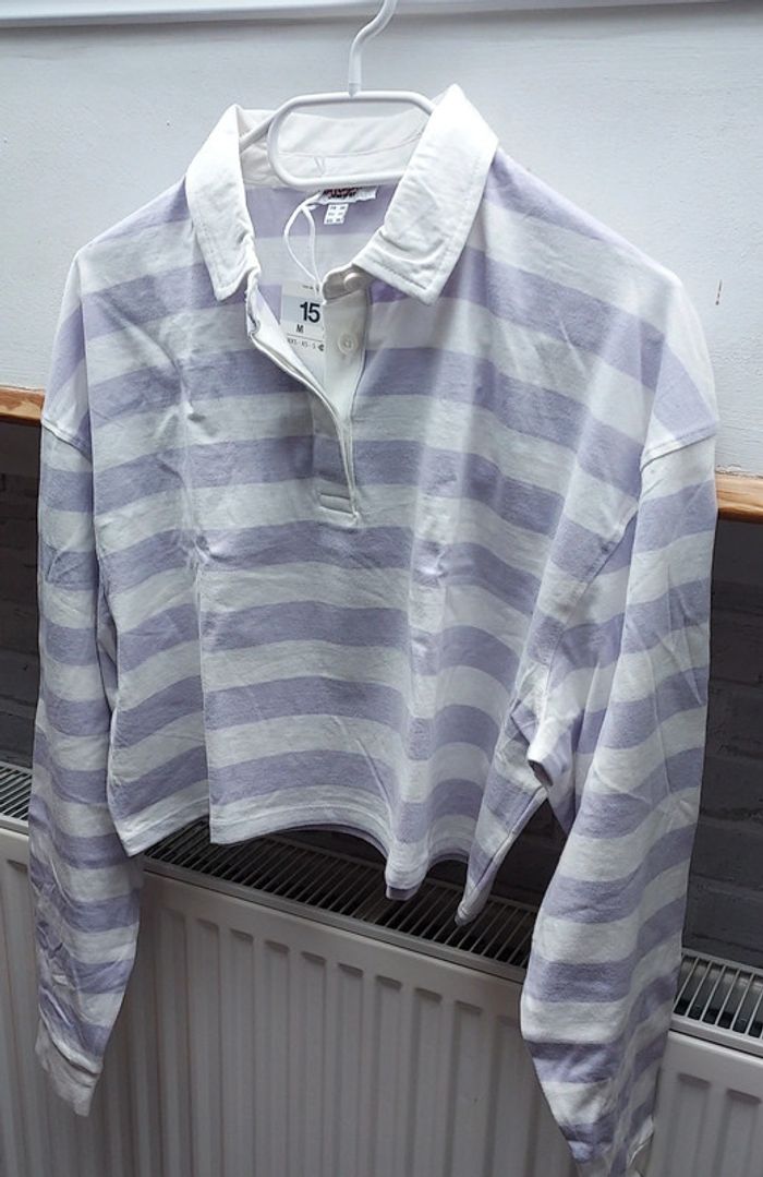 Polo crop top - photo numéro 2