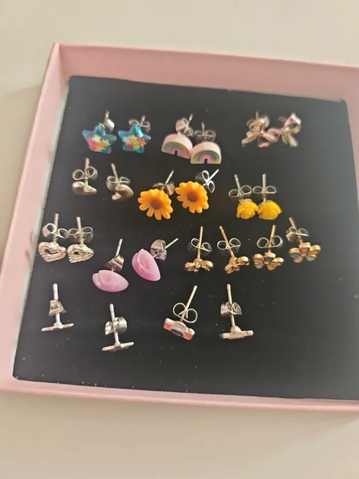 Lot de 12 paires de boucles d'oreille claire's - photo numéro 4