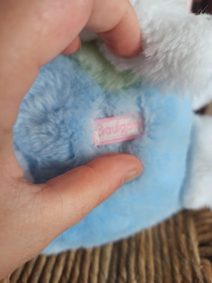 peluche éléphant hochet boulgom  tbe - photo numéro 3