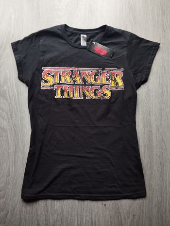 STRANGER THINGS - Fire Logo - T-Shirt Femme (S)