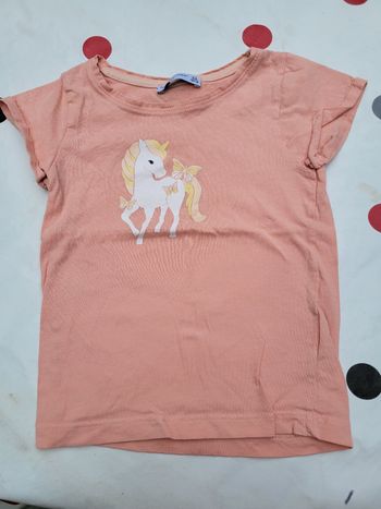 Tee-shirt manches courtes 5ans fille