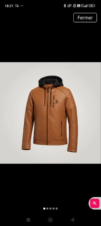 Très chic veste chaude à capuche 