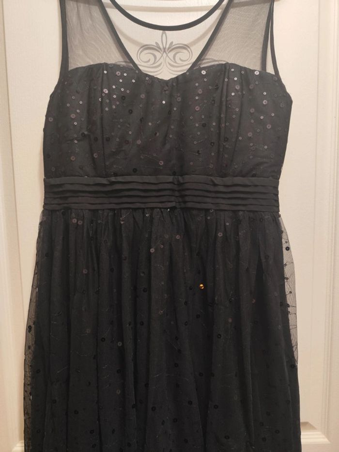 Robe Bréal noir sequins T40 - photo numéro 3