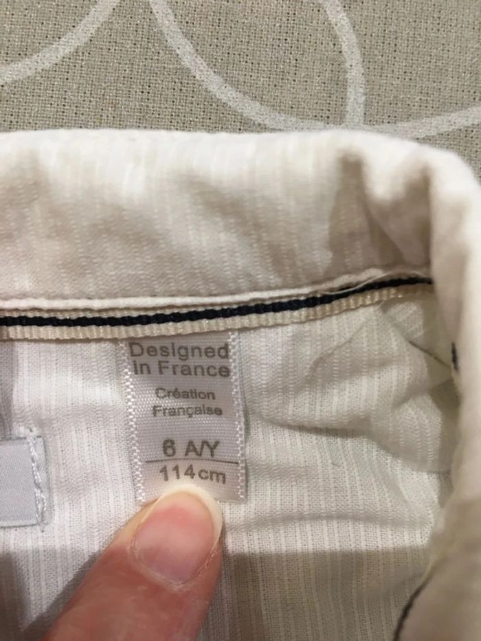 Chemise blanche okaidi - photo numéro 4