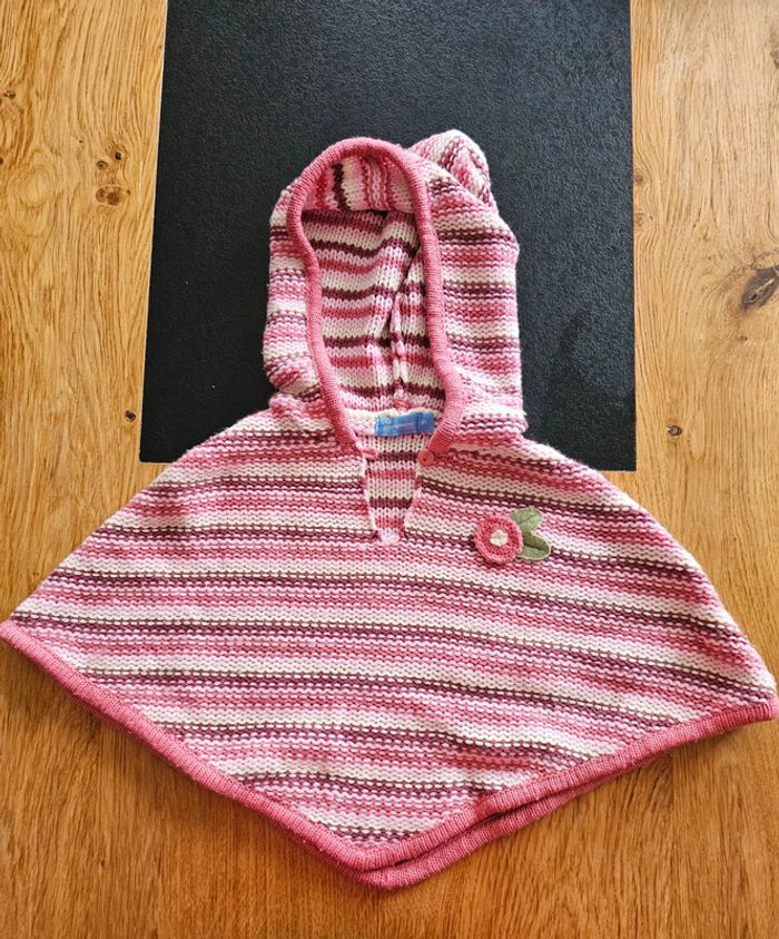 Poncho 6 mois fille