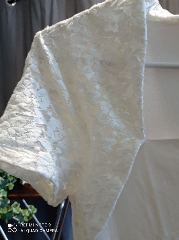 Haut écru de Damart 42 *Spécial FETE* réf 606 K4 - photo numéro 2