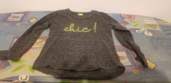 Tee-shirt manches longues gris IKKS