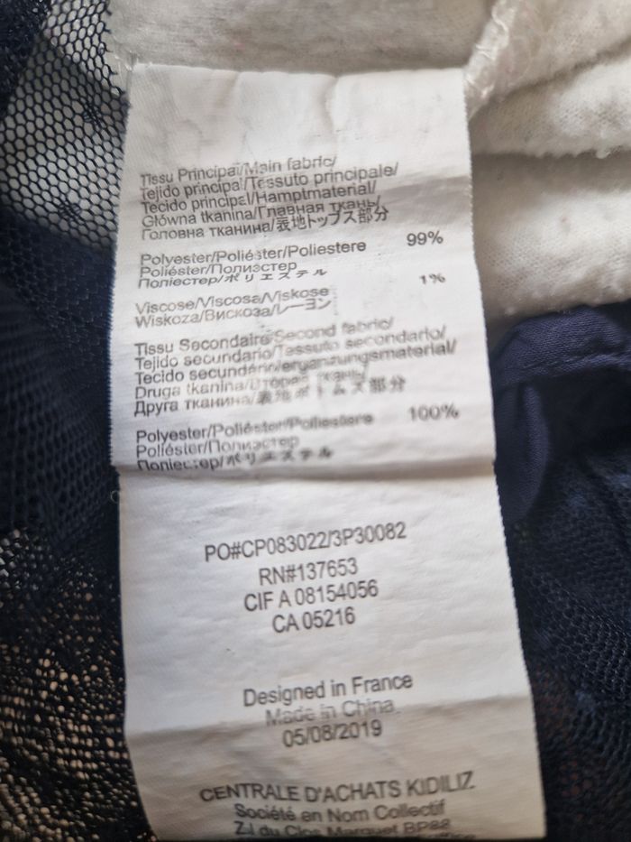 Robe bébé fille manches longues Kidiliz 12 mois - photo numéro 4