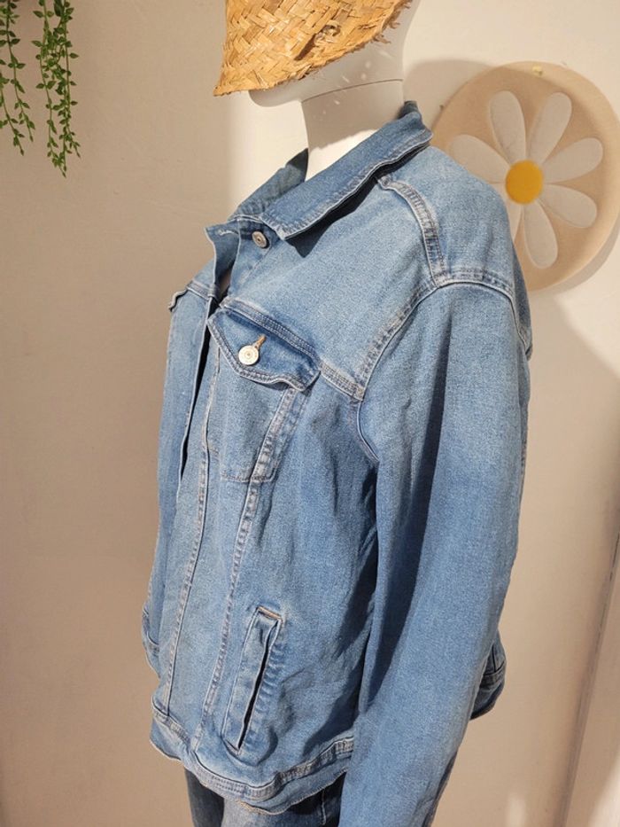 Blouson en jean grande taille - photo numéro 4