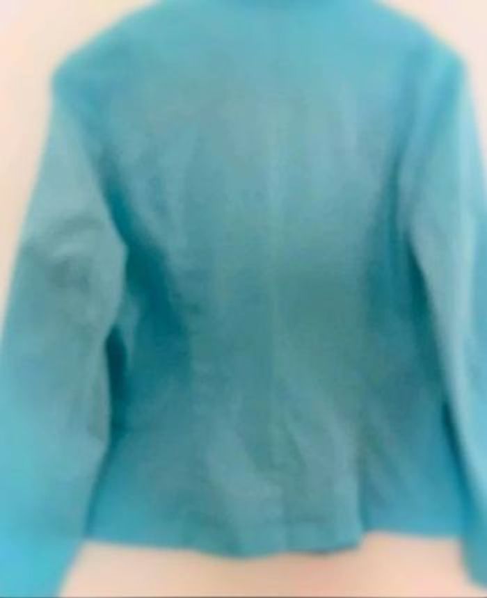 Veste  turquoise  Taille  40  -  44 vintage - photo numéro 6