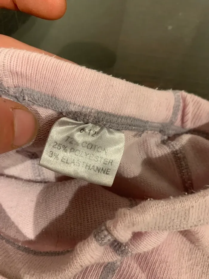 👶 Lot 4 pantalons + 2 collants fille – 12 mois – Bon état - photo numéro 15