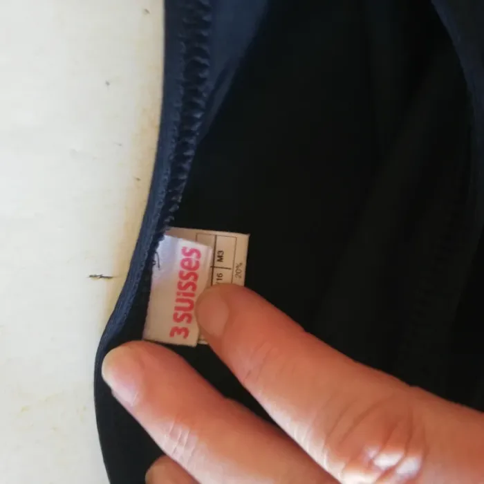 Culotte maillot de bain 2 pièces 3 Suisses t. 42/44 noir. - photo numéro 5
