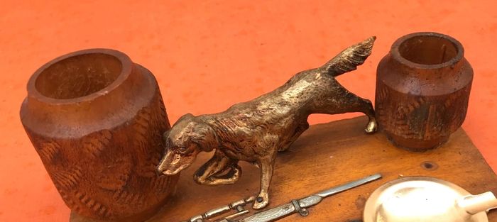 Années 1950 Nécessaire de fumeur Bois sculpté - photo numéro 4