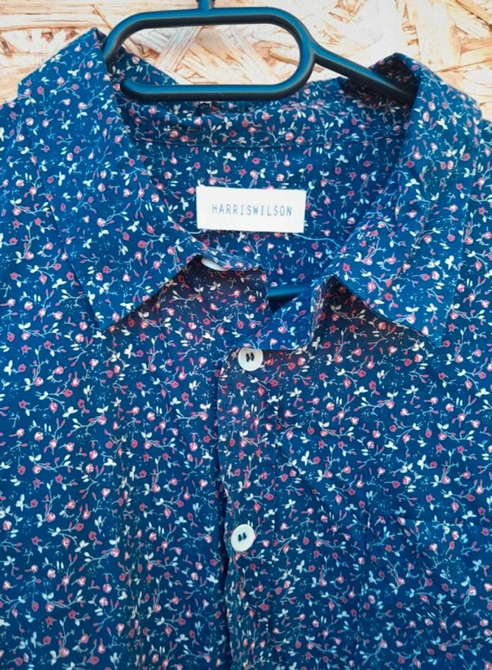 Chemise fleurie manches longues Harris Wilson taille 40💖 - photo numéro 2