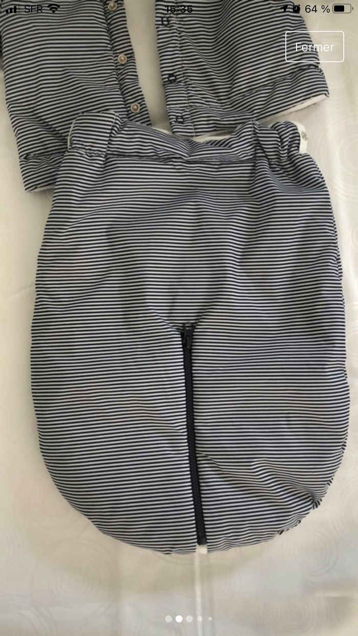 Combinaison 2 en 1 3 mois petit bateau neuve