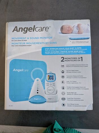 Moniteur bébé Angelcare AC401 – mouvements & sons