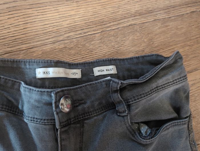 Jean skinny taille haute clouté ikks 16 ans - photo numéro 5