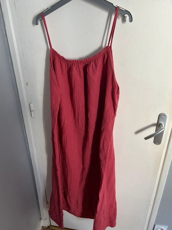 Robe longue en gaze de coton • Made In Italy • taille unique