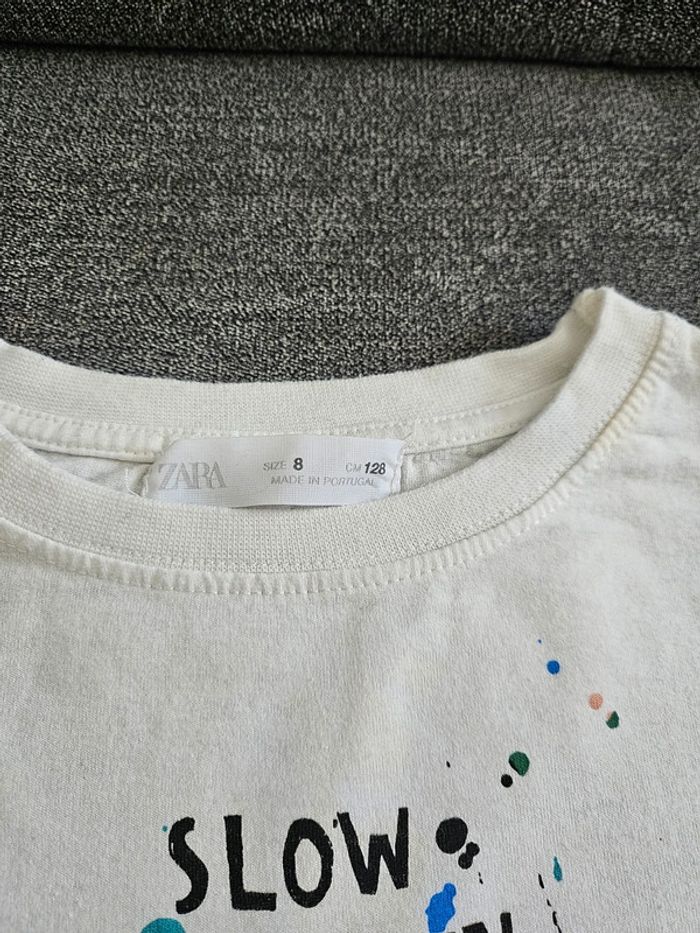 Tee-shirt longues manches zara - photo numéro 3