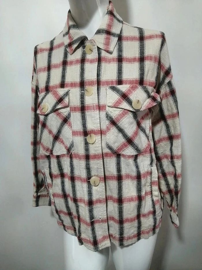 veste Zara rouge taille M