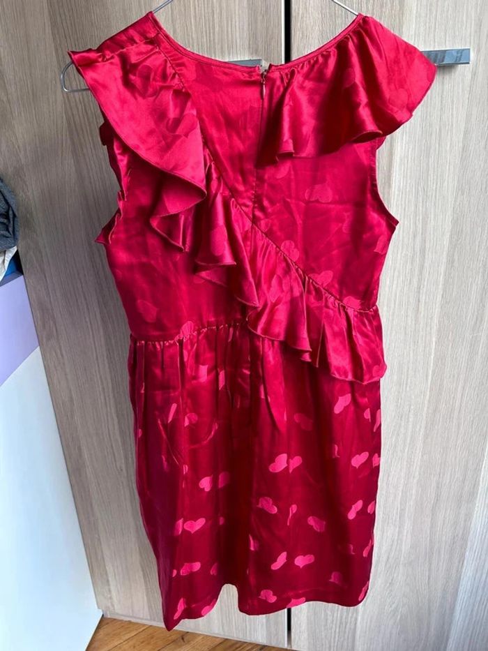 NEUVE Sublime robe 100%soie Manoush taille 38 rouge - photo numéro 2