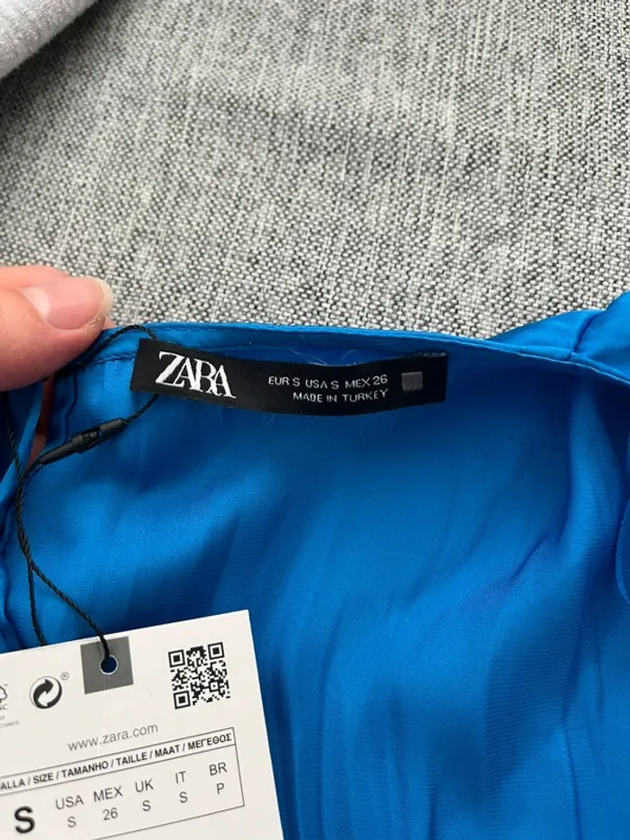 Combi short bleu électrique Zara neuf - photo numéro 8