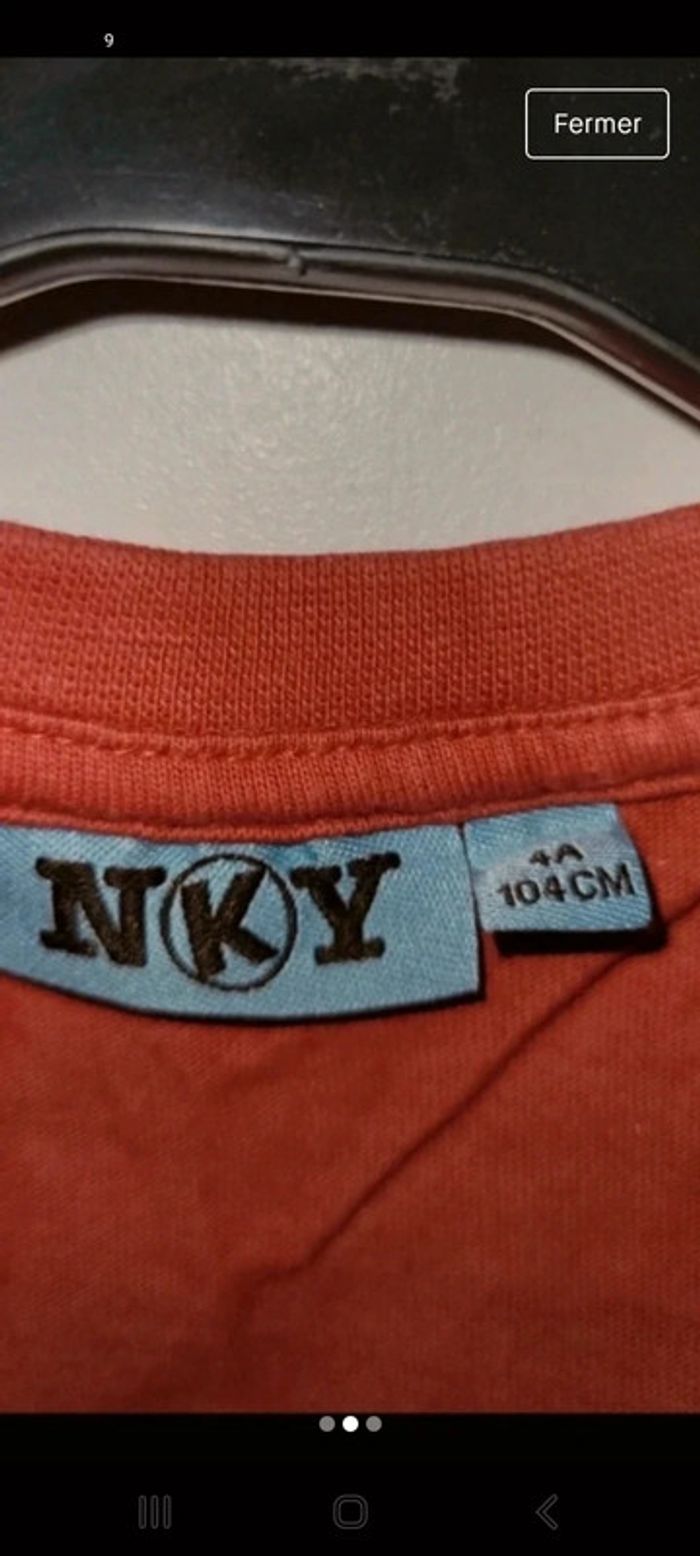 Tee-shirt manche longue garçon 4 ans - photo numéro 2