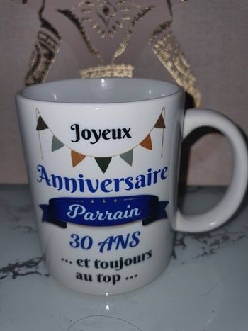 Mug parrain personnalisé
