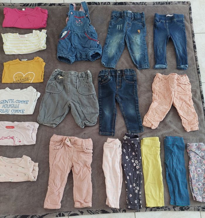 Lot vêtements fille printemps automne 12 mois - photo numéro 3