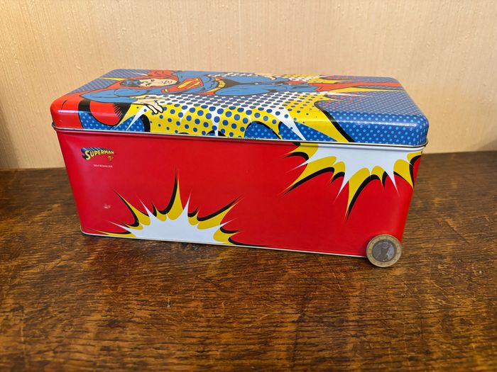 Boîte de rangement métallique « Superman » - photo numéro 7