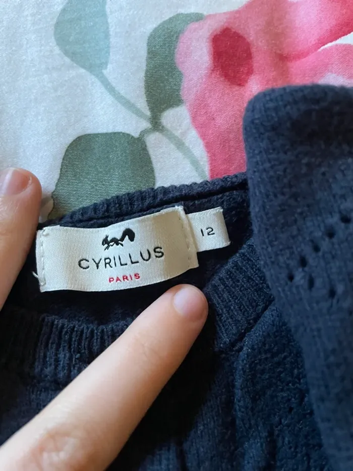 Gilet bleu marine Cyrillus - photo numéro 3