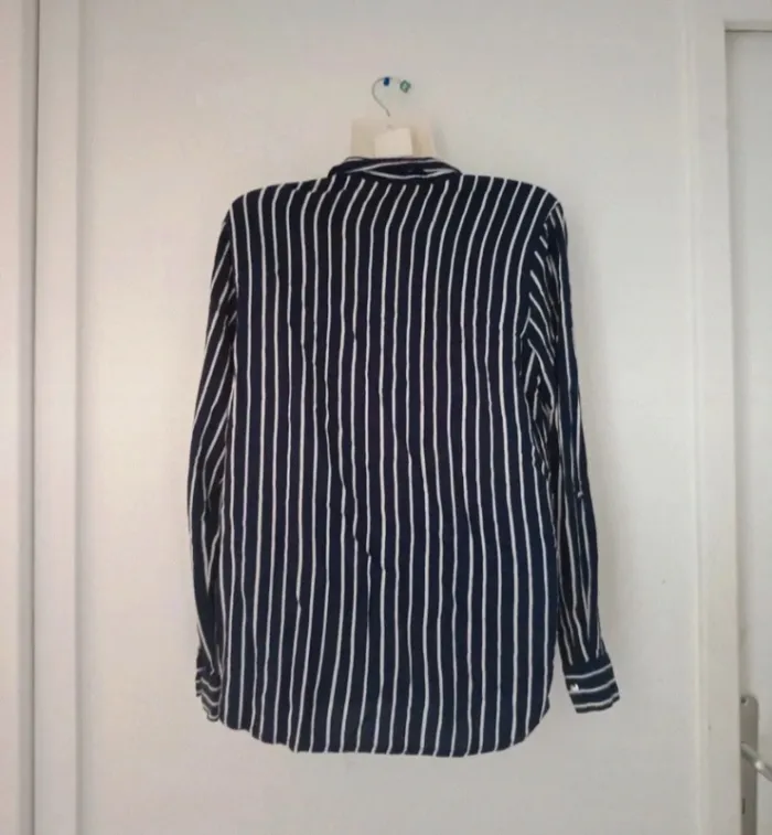 Chemise manches longues à rayures femme - photo numéro 2