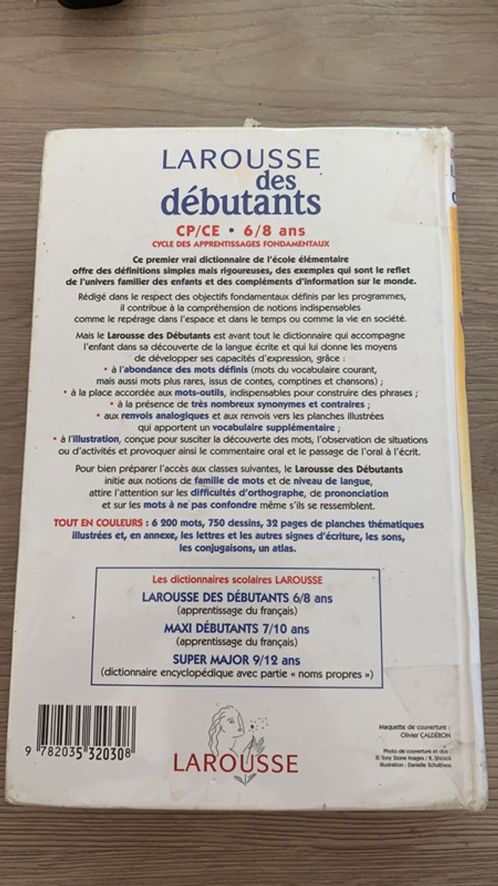 Dictionnaire: Larousse des débutants 6/8 ans- CP/CE - photo numéro 2