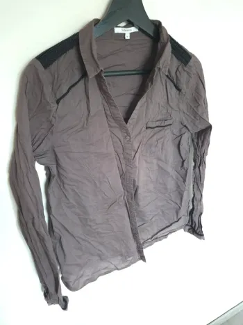chemise marron Sud Express taille M
