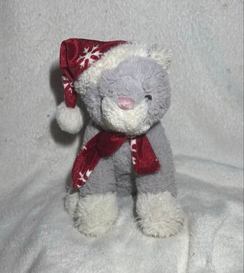 🐱 Peluche Chat de Noël – Françoise Saget