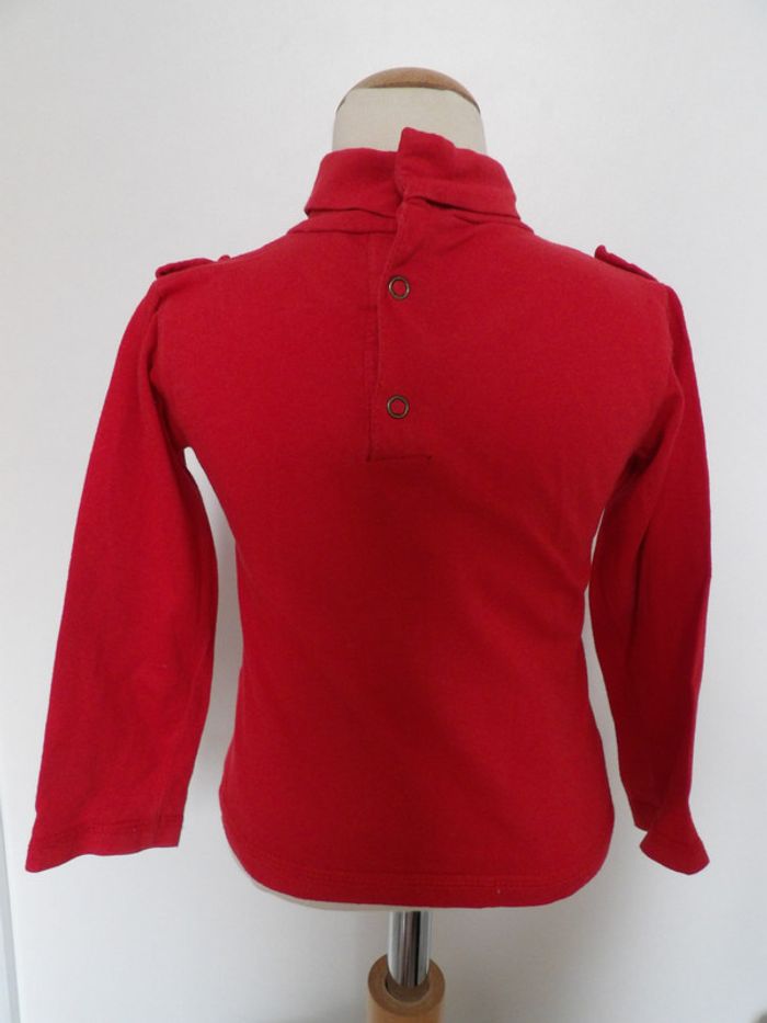 Pull fin rouge garçon - 12 mois - photo numéro 4