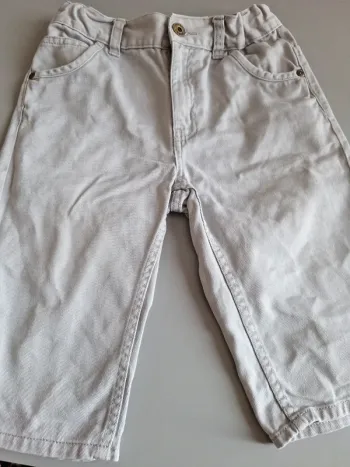 Short jeans gris 10 ans