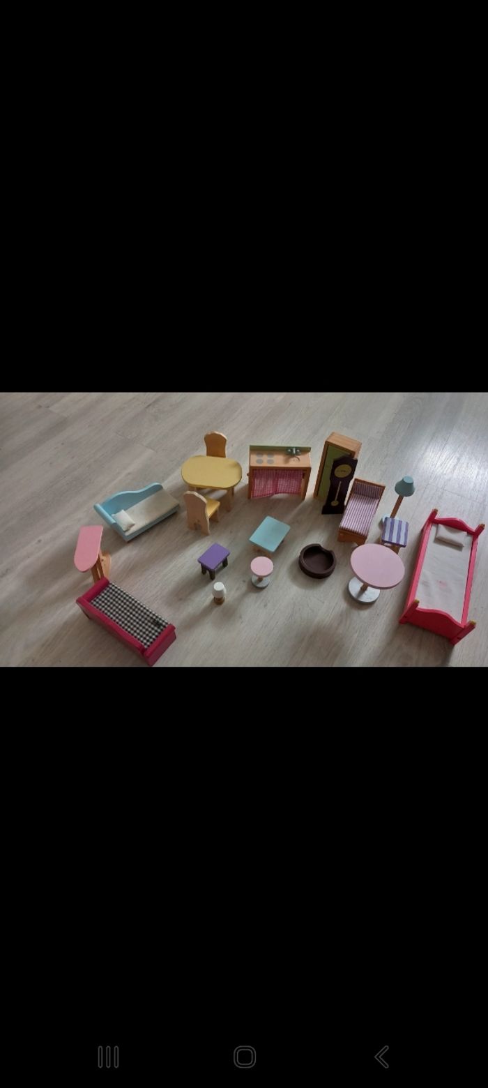 Accesoire maison barbie bois