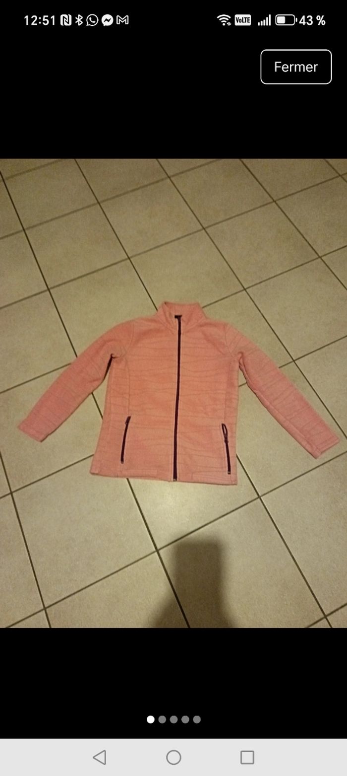 Veste polaire 10 ans