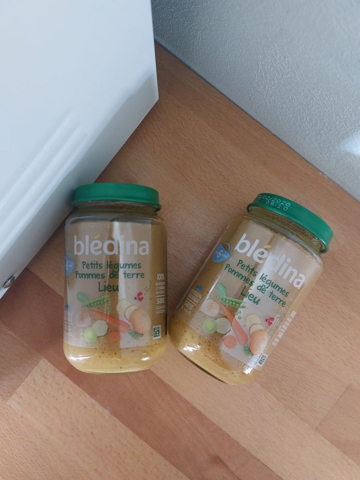 Lot de 2pots, Petits légumes Pomme de terre Lieu, Blédina, 200g