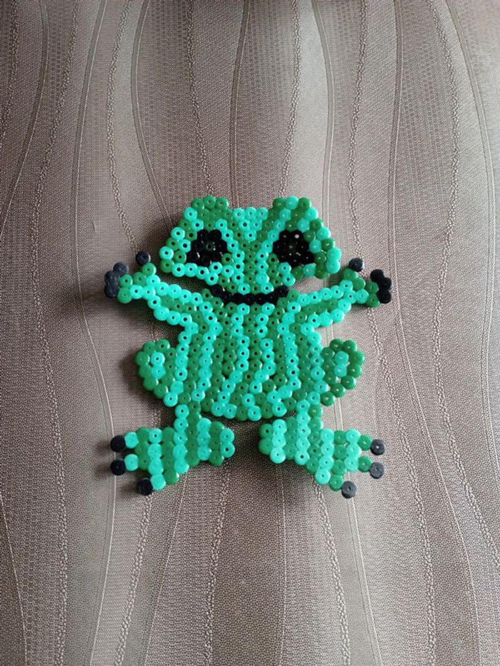 Grenouille 🐸 perles a repasser